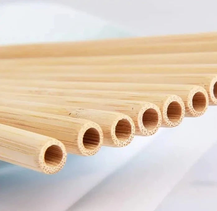 Pajitas Reutilizables de Bambú